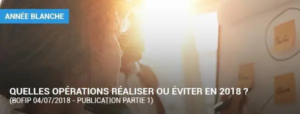 année blanche opérations